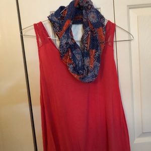 tank top with matching scarf